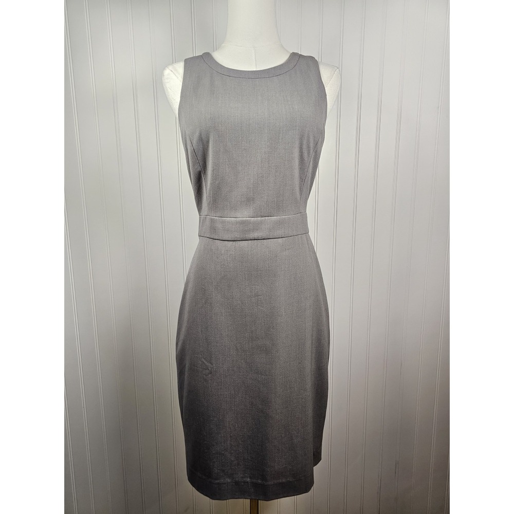 J. Crew Gray Sheath Dress Women's Size 0 Business Office Party